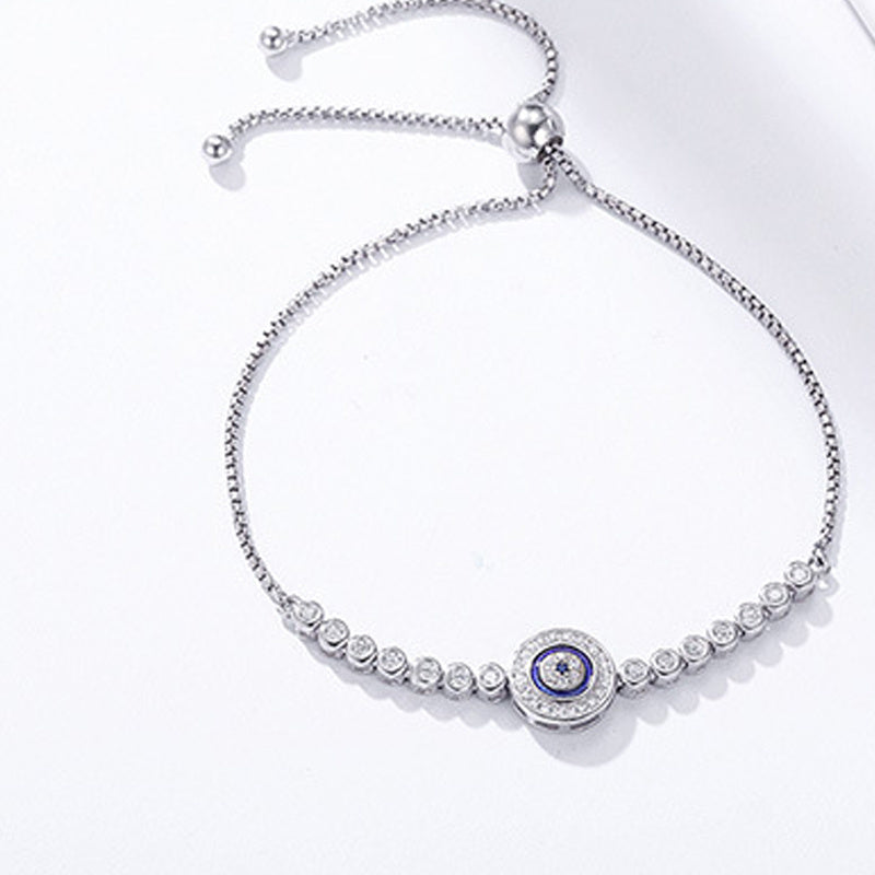 Fashion S925 Sterling Demon Eye Bracelet