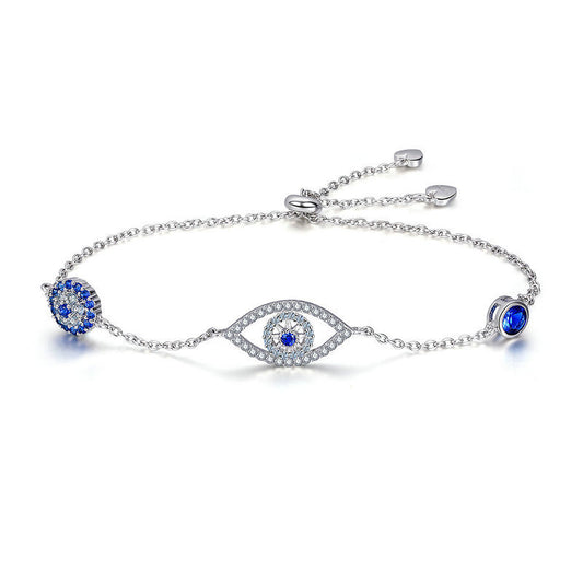 Silver Lady Eye Bracelet